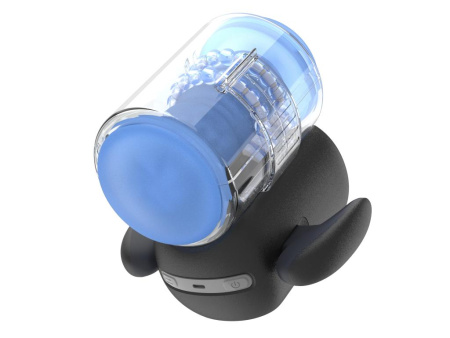 Black Knight Massaging Beads Amovibe - автоматический робот-мастурбатор с массажными шариками